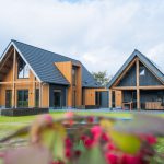 Afbeelding Houten huis met veranda