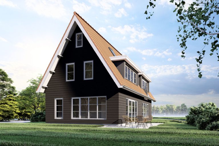 1. Hoogbouw woning is groot zonder veel ruimte te beslaan