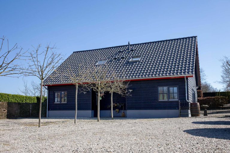 Houten recreatiewoning