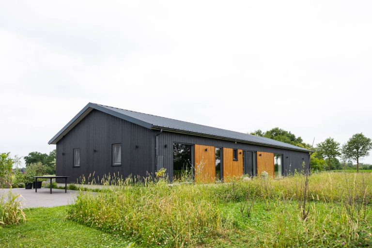 Kleine prefab woning