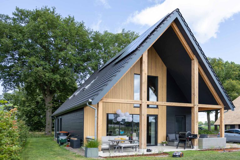 Houten gevelbekleding