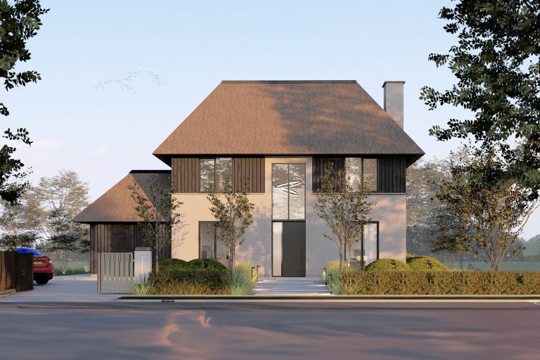 Houten woning