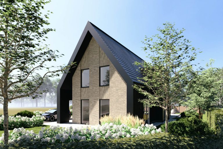Prefab huis van hout en steen bouwen in gewenste maat!